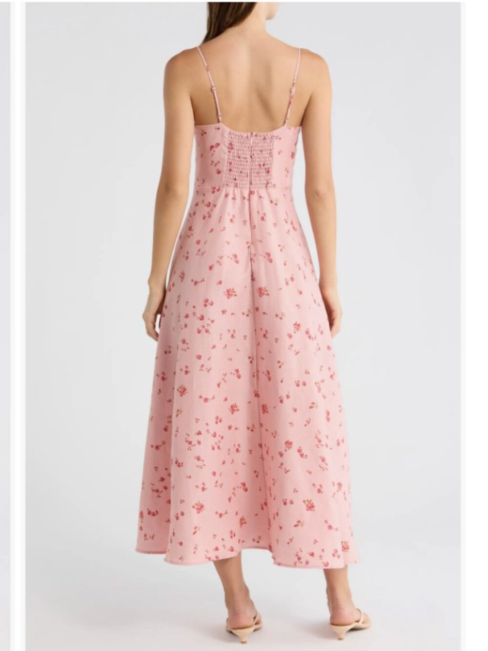 Reformation Monette Strapless Midi Dress - Noelia - Picture 7 of 10